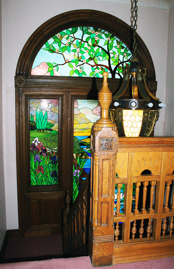 674 W. Canfield stained glass window