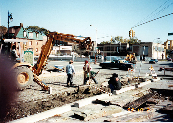 Streets being laid 2