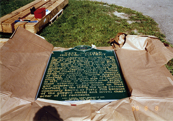 West Canfield Sign