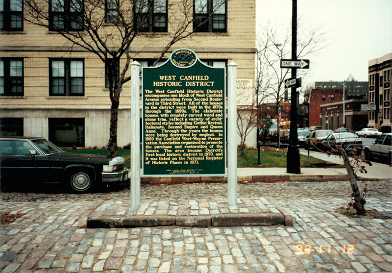 West Canfield Sign